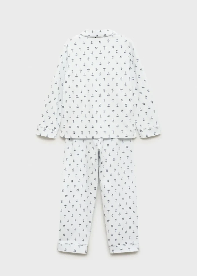 Pigiama con stampa floreale