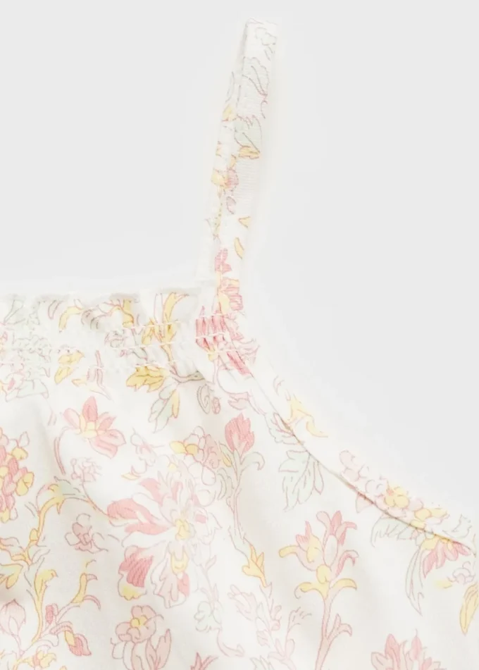 Pigiama con stampa floreale