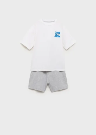 Pigiama corto a due pezzi