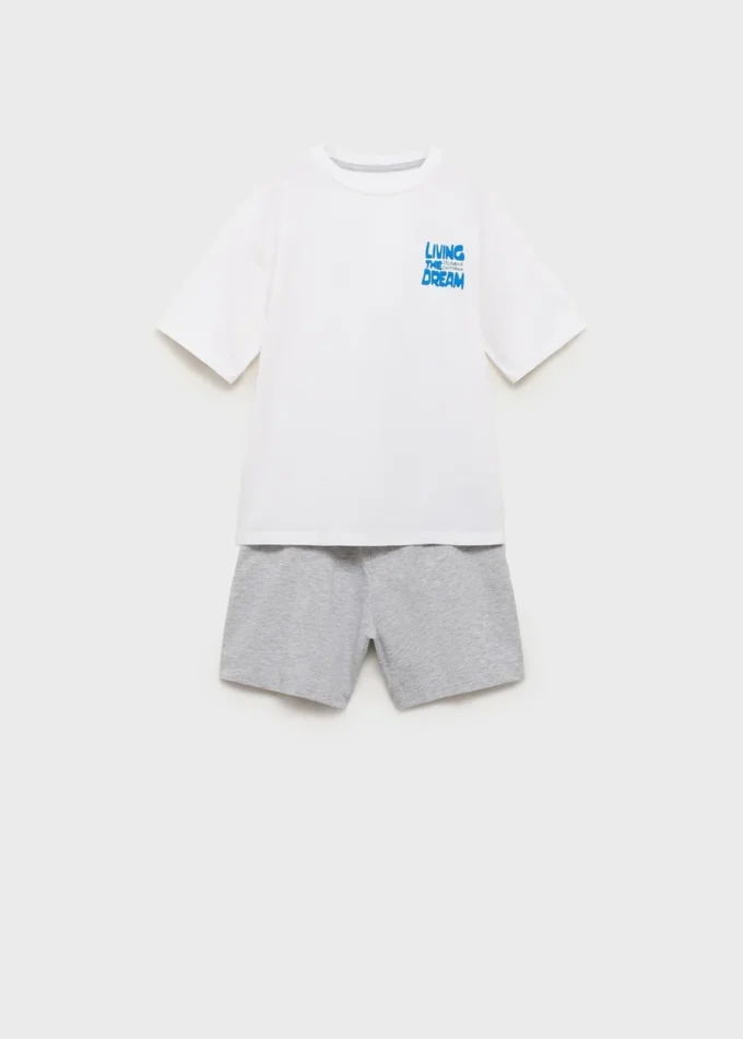 Pigiama corto a due pezzi