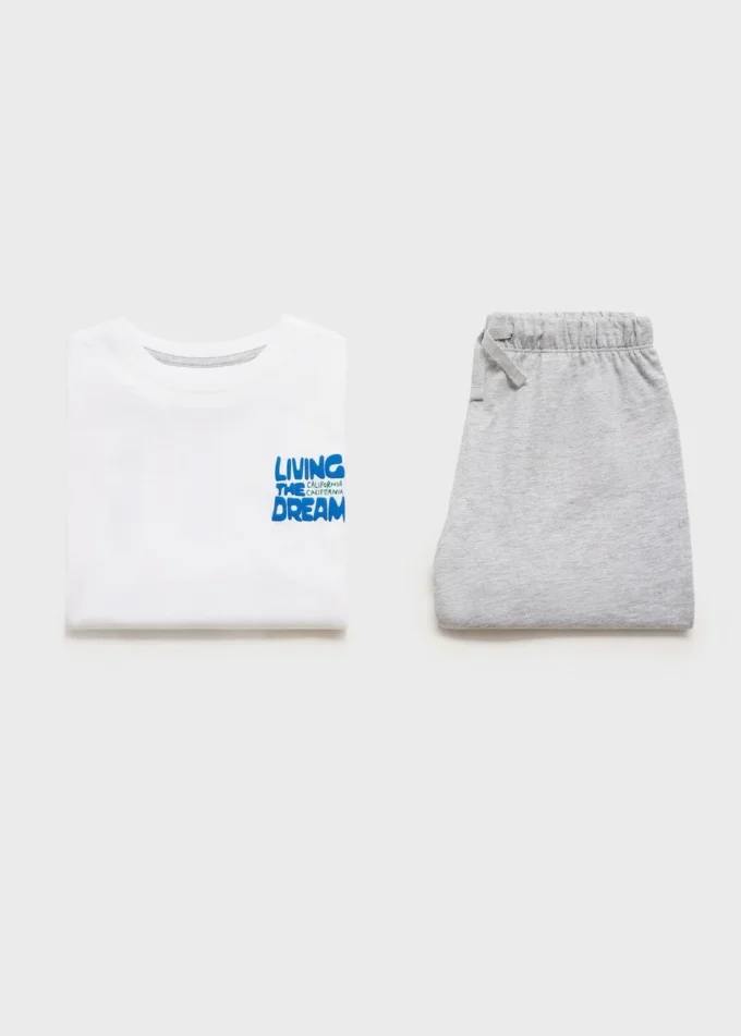 Pigiama corto a due pezzi