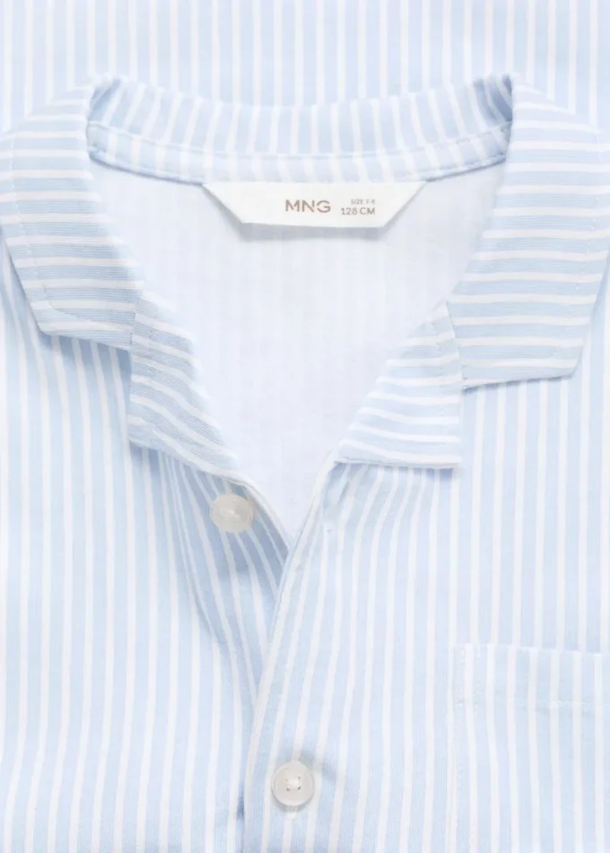 Pigiama corto a righe Pigiama corto a righe