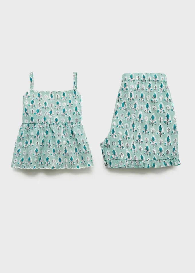 Pigiama corto stampato Pigiama corto stampato