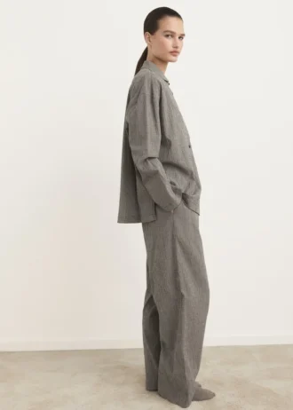 Pigiama in cotone a due pezzi con motivo a quadretti