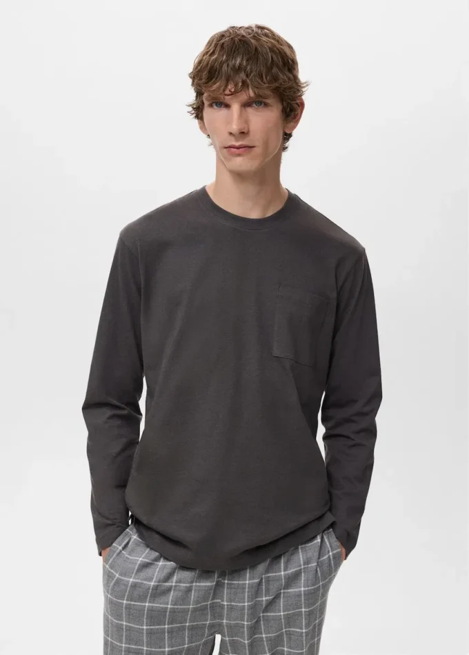 Pigiama in cotone a quadri Pigiama in cotone a quadri