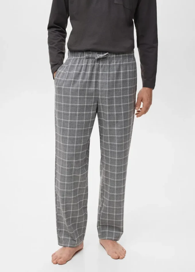 Pigiama in cotone a quadri Pigiama in cotone a quadri