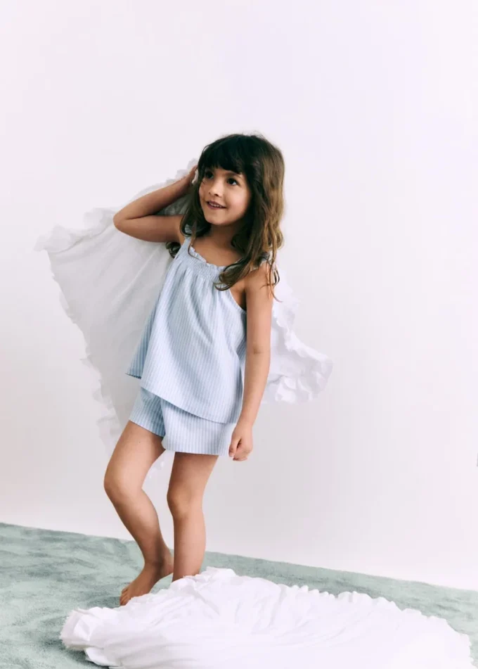 Pigiama in cotone a righe Pigiama in cotone a righe