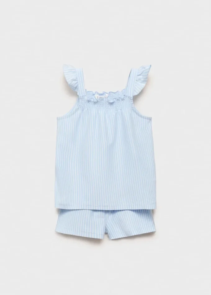 Pigiama in cotone a righe Pigiama in cotone a righe