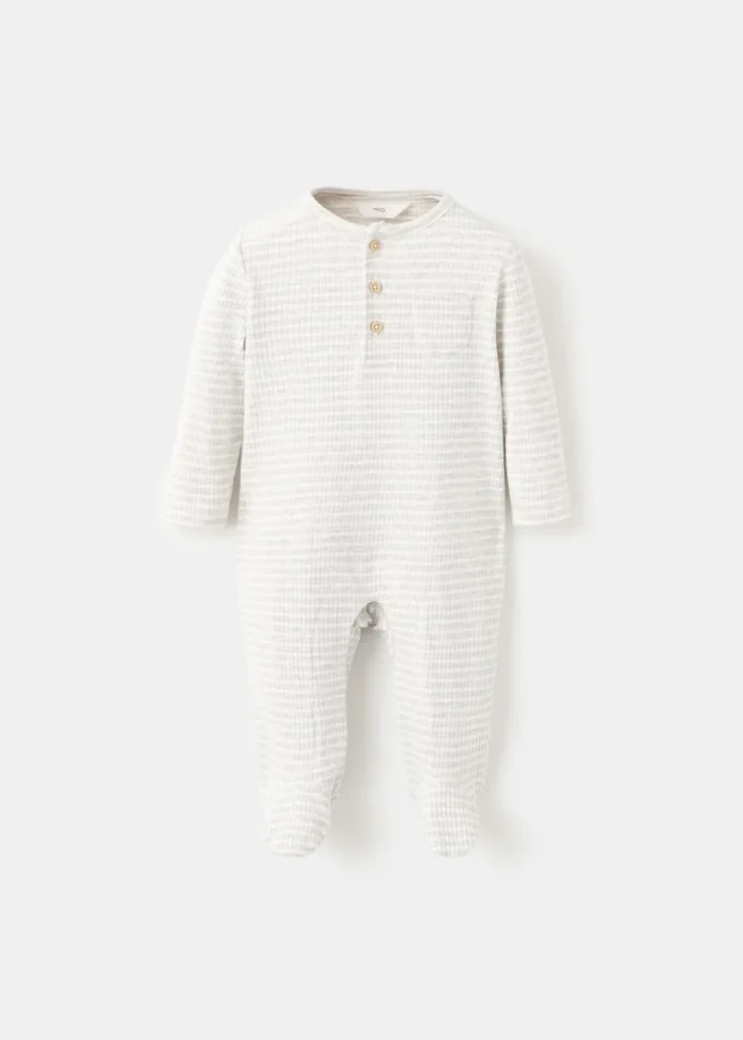 Pigiama intero a righe Pigiama intero a righe