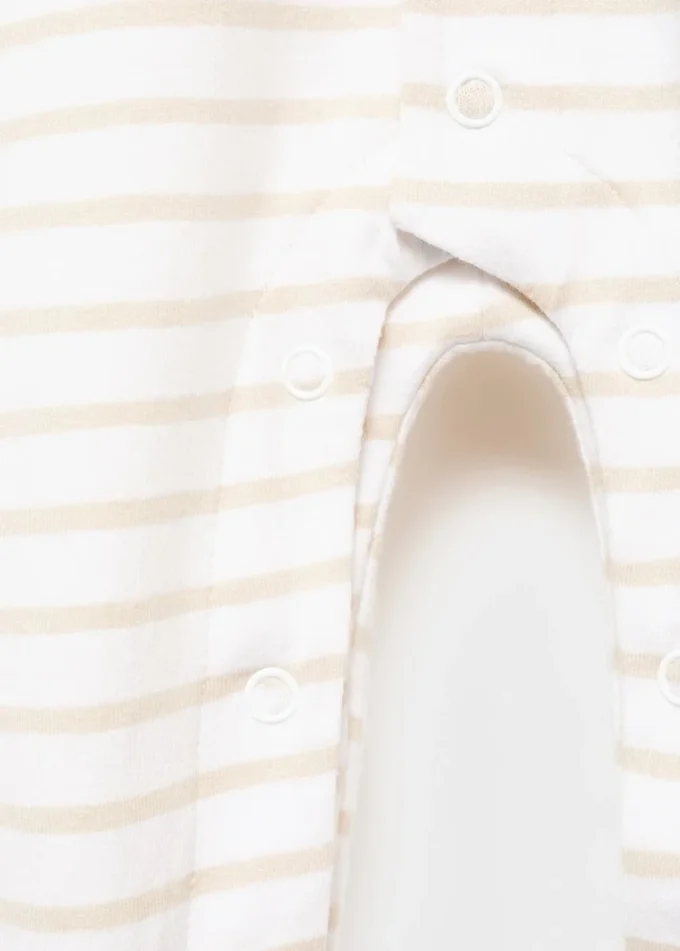 Pigiama intero a righe Pigiama intero a righe