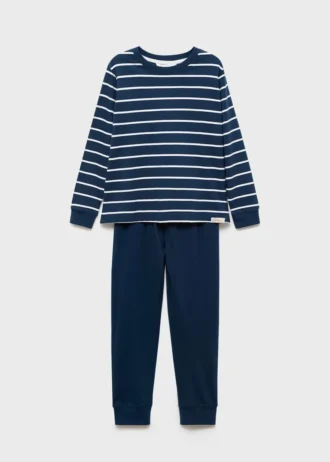 Pigiama lungo a righe