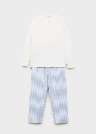 Pigiama lungo a righe