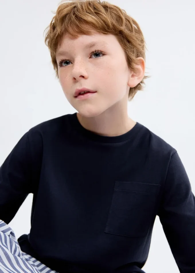 Pigiama lungo a righe