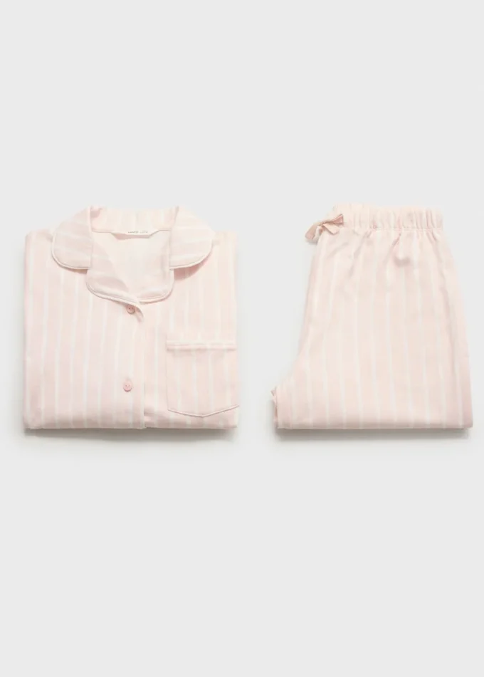 Pigiama lungo a righe Pigiama lungo a righe