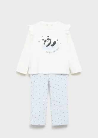 Pigiama lungo stampato