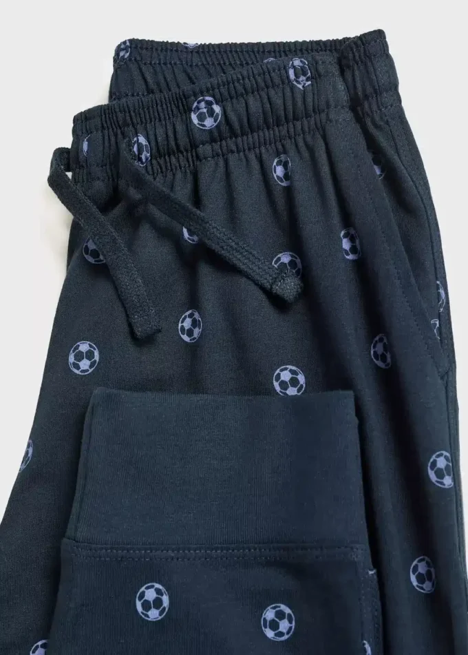 Pigiama lungo stampato con coniglio