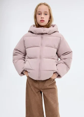 Piumino con cappuccio