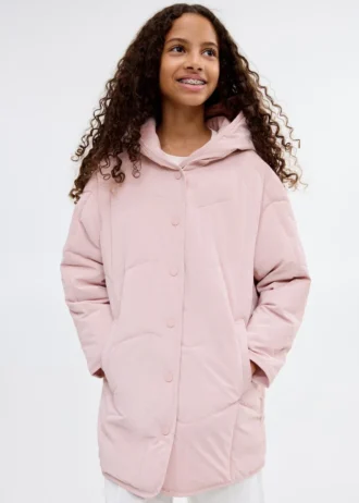 Piumino con cappuccio