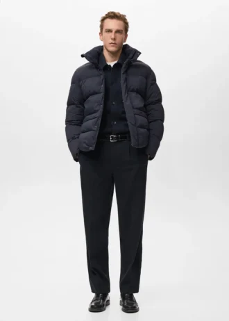 Piumino corto idrorepellente