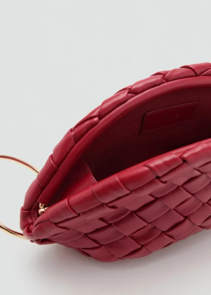 Pochette in pelle intrecciata Pochette in pelle intrecciata