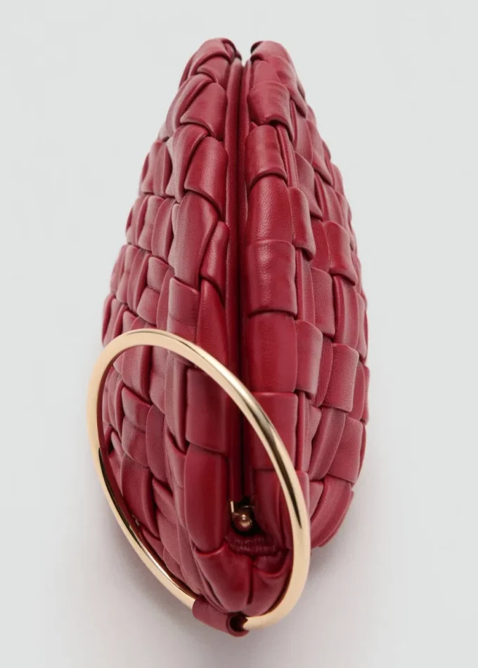 Pochette in pelle intrecciata Pochette in pelle intrecciata