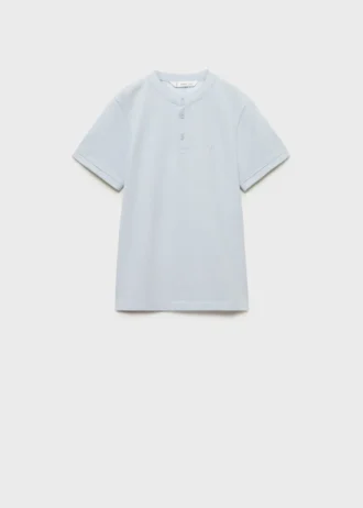 Polo con collo alla coreana