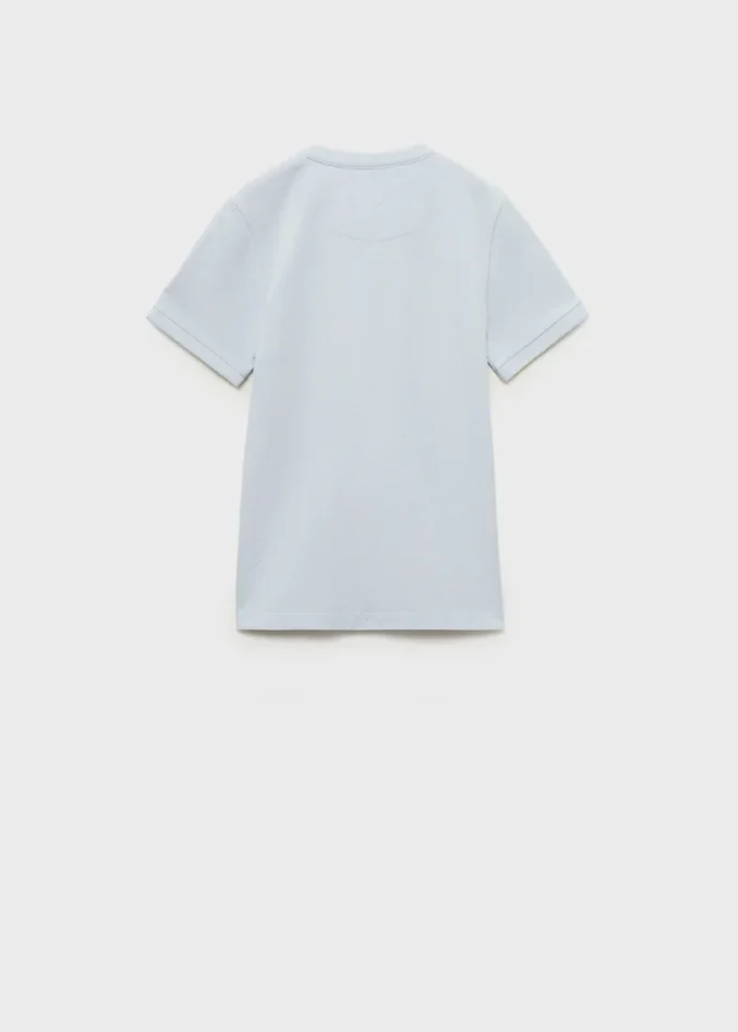 Polo con collo alla coreana Polo con collo alla coreana