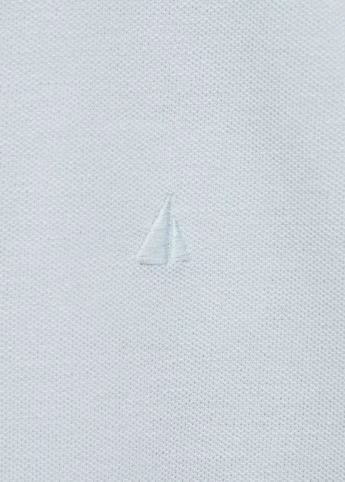 Polo con collo alla coreana Polo con collo alla coreana