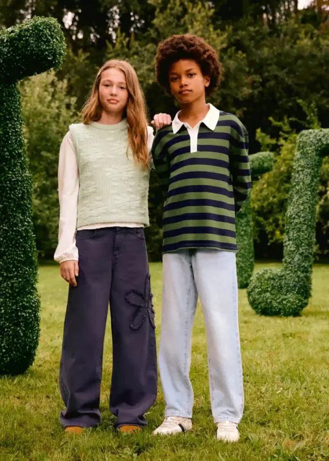 Polo in cotone a righe Polo in cotone a righe