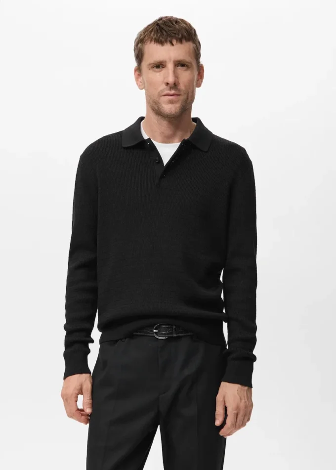 Polo in cotone e lyocell Polo in cotone e lyocell