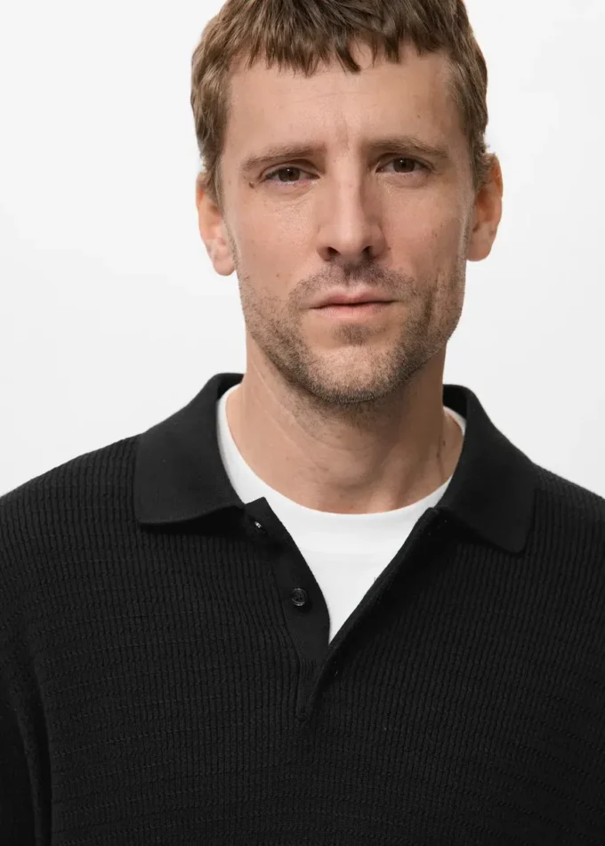 Polo in cotone e lyocell Polo in cotone e lyocell