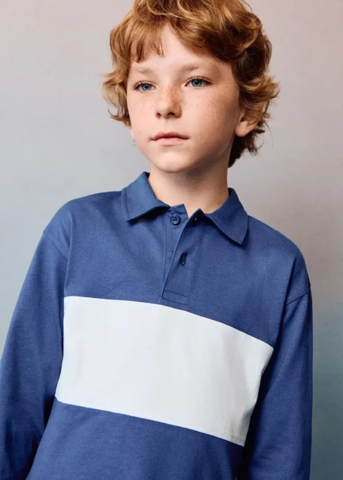 Polo in cotone stampato Polo in cotone stampato