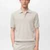 Polo in maglia a costine Polo in maglia a costine