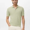 Polo in maglia a costine Polo in maglia a costine