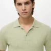 Polo in maglia a costine Polo in maglia a costine