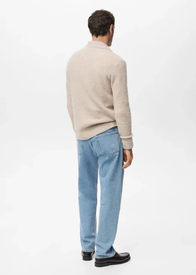 Polo in maglia bouclé mini