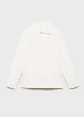 Polo in maglia con bottoni