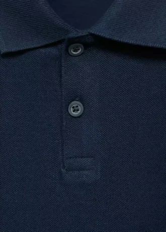 Polo in maglia con bottoni