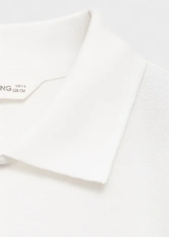 Polo in maglia con bottoni