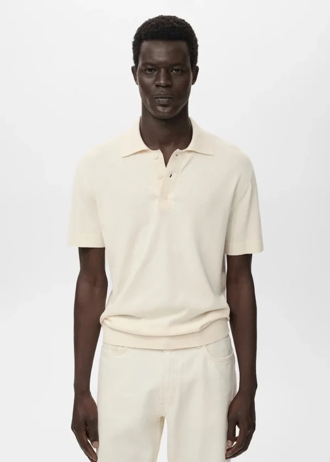 Polo in maglia di cotone Polo in maglia di cotone