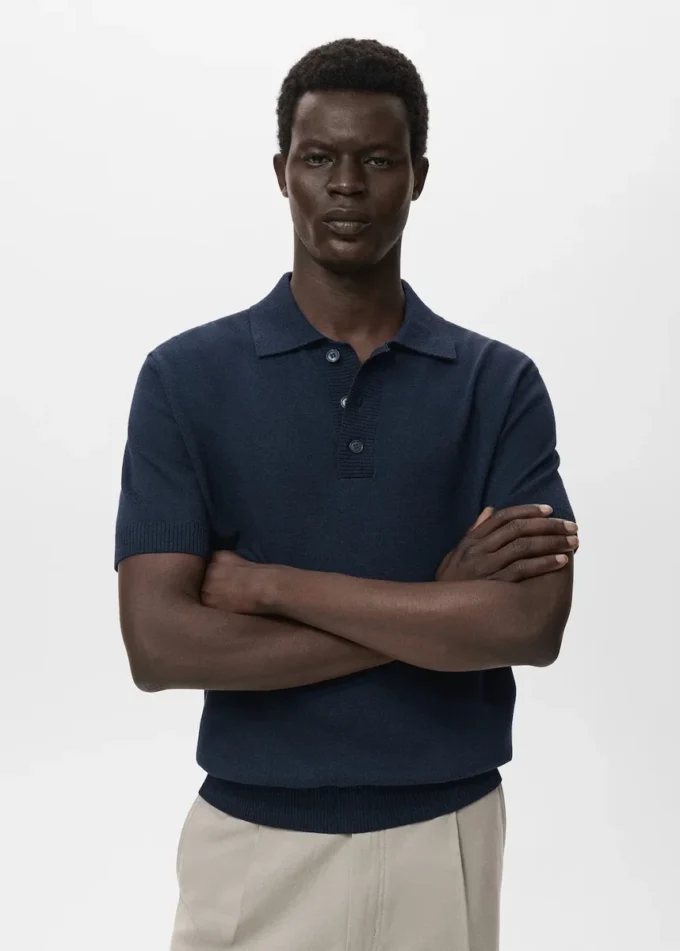 Polo in maglia di cotone Polo in maglia di cotone