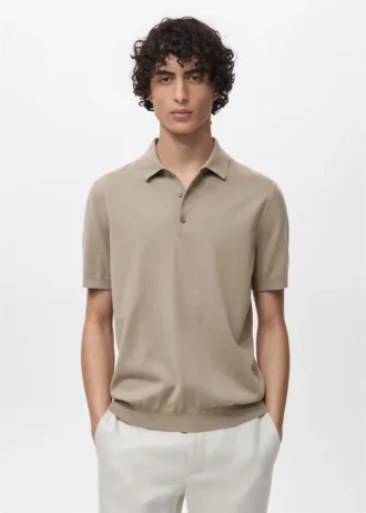 Polo in maglia fine 100% cotone Polo in maglia fine 100% cotone