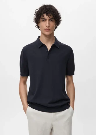 Polo in maglia fine 100% cotone Polo in maglia fine 100% cotone