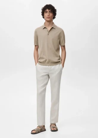 Polo in maglia fine 100% cotone Polo in maglia fine 100% cotone