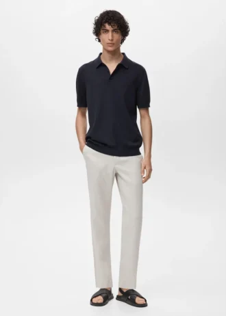 Polo in maglia fine 100% cotone Polo in maglia fine 100% cotone