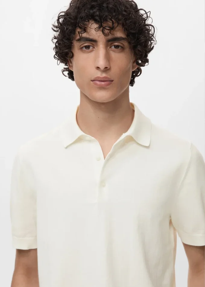 Polo in maglia fine 100% cotone Polo in maglia fine 100% cotone