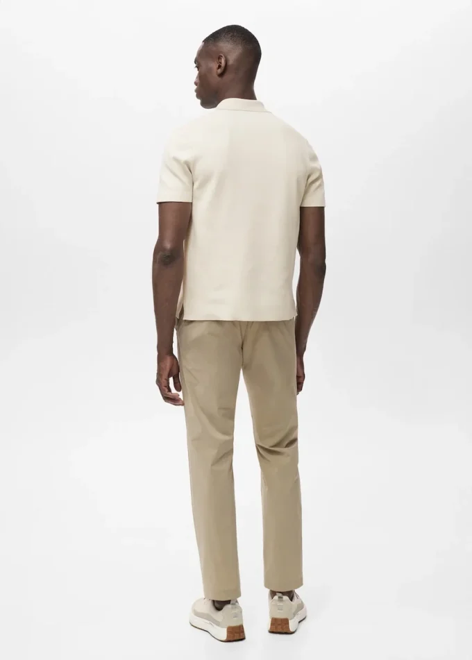 Polo in maglia fine COOLMAX® con cerniera Polo in maglia fine COOLMAX® con cerniera