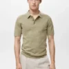Polo in maglia fine di cotone Polo in maglia fine di cotone