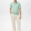 Polo in maglia fine di cotone Polo in maglia fine di cotone