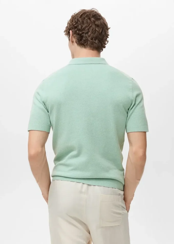 Polo in maglia fine di cotone Polo in maglia fine di cotone